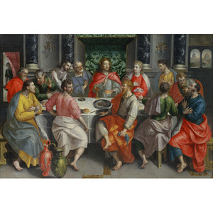 Marten de Vos The Last Supper 종교 성화 종교 예수님 성화 그림 캔버스 액자